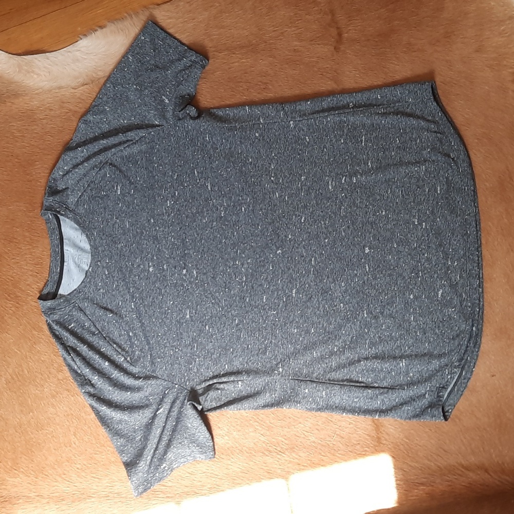 Lululemon Athletica Gray Heather Men’s Drysense Training Short Sleeve Shirt
